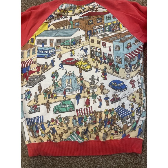 Where's Waldo Crewneck Sweatshirt Excellent Condition Imported Sz L Unisex - Picture 7 of 11